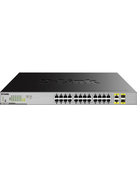 Red D-LINK DGS-1026MP - D-Link DGS-1026MP Switch 24xGB PoE+ 2xSFP