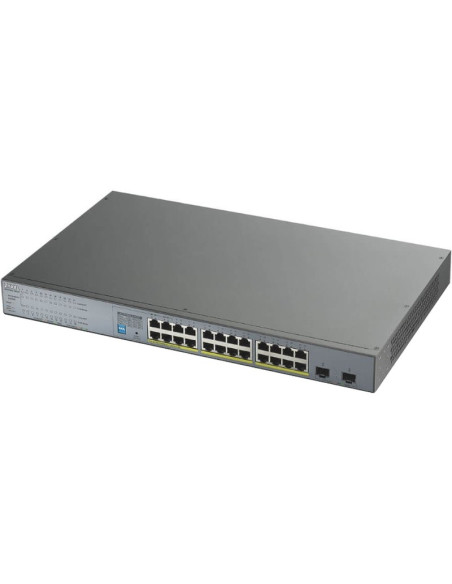 Red ZYXEL GS1300-26HP-EU0101F - ZyXEL GS1300-26HP Switch 24xGB PoE 2xSFP 250W