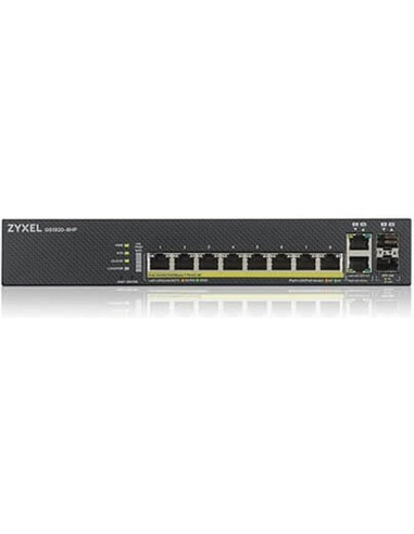 Red ZYXEL GS1920-8HPV2-EU0101F - Zyxel GS1920-8HPv2 Switch 8xGbE PoE 2xGb Combo