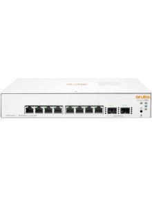 Red HPE ARUBA JL680A - HPE NW IOn 1930 8xGbE 2xSFP Switch 1U