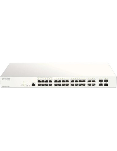 Red D-LINK DBS-2000-28MP/E - D-Link DBS-2000-28MP/E 28xGb PoE+ Switch 370W 1Y