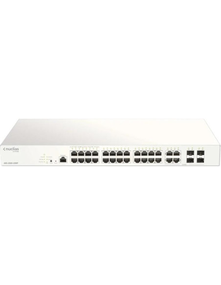 Red D-LINK DBS-2000-28MP/E - D-Link DBS-2000-28MP/E 28xGb PoE+ Switch 370W 1Y