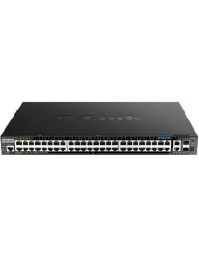 Red D-LINK DGS-1520-52MP/E - D-Link DGS-1520-52MP/E Switch 44xGbE PoE 2x10 SFP+