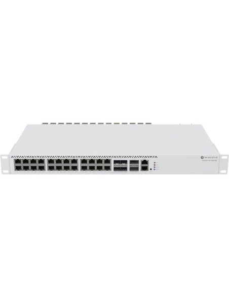 Red MIKROTIK CRS326-4C+20G+2Q+RM - MikroTik CRS326-4C+20G+2Q+RM Switch 2x40Gb QSFP+