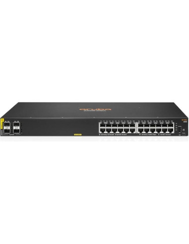 Red HPE ARUBA R8N87A - HPE NW CX6000 Switch 24xGb 4xSFP PoE 370W