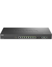 Red D-LINK DMS-1250-12TP/E - D-Link DMS-1250-12TP/E Switch 8xMG 2x10GB PoE L2