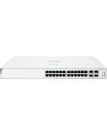 Red HPE ARUBA JL684B - Aruba IOn 1930 24XGbE 4xSFP+ 370W Switch 1U