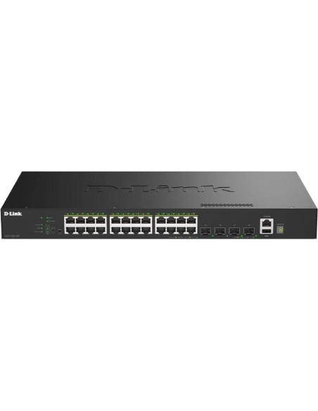 Red D-LINK DGS-1530-28P/E - D-Link DGS-1530-28P/E Switch 24xGB PoE 4xSFP+ 370W