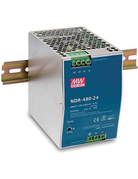 Red D-LINK DIS-N480-48 - D-Link DIS-N480-48 Adaptador 480W 48VDC DIN PSU