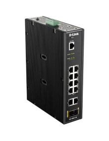 Red D-LINK DIS-200G-12S - D-Link DIS-200G-12S Switch Industrial 10xGb 2xSFP