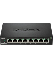 Red D-LINK DES-108 - D-Link DES-108 Switch 8x10/100Mbps Metal