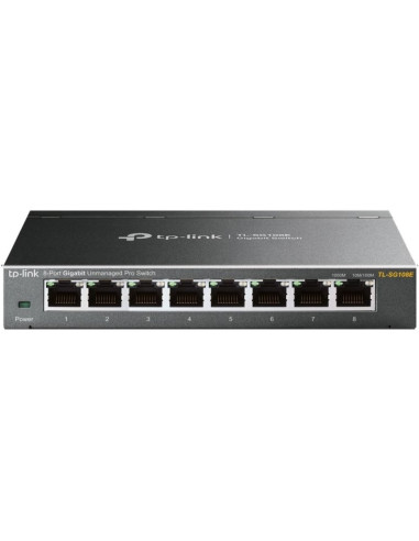 Red TP-LINK TL-SG108E - TP-LINK TL-SG108E Switch 8xGB