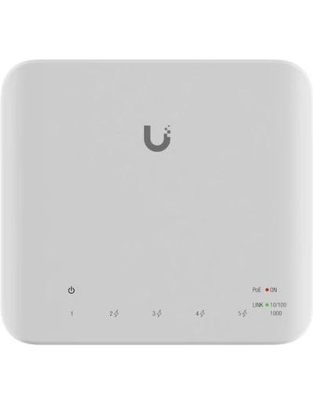 Red UBIQUITI USW-Flex-3 - Ubiquiti USW-Flex-3 4xGbE PoE+ 1xGbE PoE++ IP55