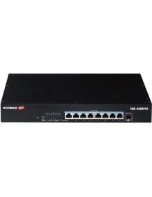 Red EDIMAX TGS-3109PLX - Edimax TGS-3109PLX Smart Switch 8x2.5G PoE++ 1x10G