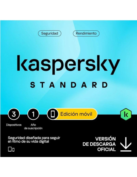 Software KASPERSKY KL1048S5CFS-Mini-ES - Kaspersky Mobile 3L/1A