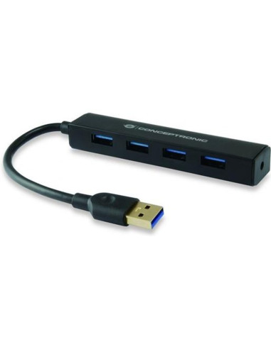 Periferico CONCEPTRONIC 52902 - CONCEPTRONIC HUB USB 3.0 4 PUERTOS MINI HUB POCKET