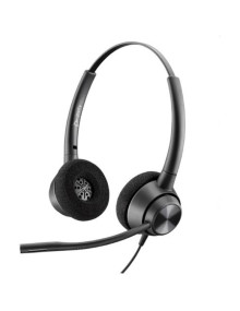 Altavoz HP 57653 - HP POLY AURICULARES DE DIADEMA BIAURAL C/ MICROFONO QD ENCOREPRO 320 NEGRO