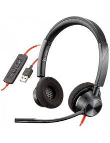 Altavoz HP 37675 - HP POLY AURICULARES BLACKWIRE C3320 DIADEMA ESTEREO C/ MICROFONO CONTROL DE VOLUMEN CABLE USB NEGRO