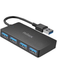 Periferico NILOX 61079 - NILOX DOCK STATION 4 PUERTOS USB 3.0