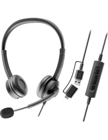 Altavoz AXTEL AXH-FLOWUCD - AURICULARES AXTEL FLOW STEREO USB-C + USB-A