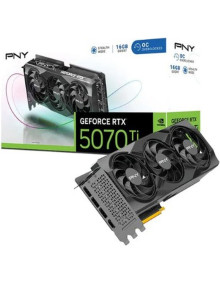 Tarjeta grafica PNY VCG5070T16TFXPB1-O - TARJETA GRAFICA PNY RTX 5070TI 16GB OVERCLOCKED