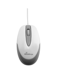 Periferico MEDIARANGE MROS214 - RATON OPTICO MEDIARANGE MROS214 WHITE-GREY