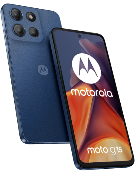 Smartphone MOTOROLA TF272432137 - Motorola moto g15 17,1 cm (6.72") SIM doble Android 15 4G USB Tipo C 8 GB 512 GB Marina