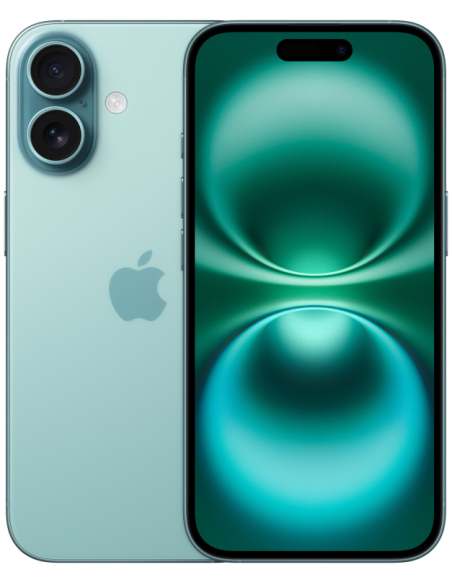 Smartphone APPLE TF271951739 - Apple iPhone 16 15,5 cm (6.1") SIM doble iOS 18 5G USB Tipo C 128 GB Verde azulado