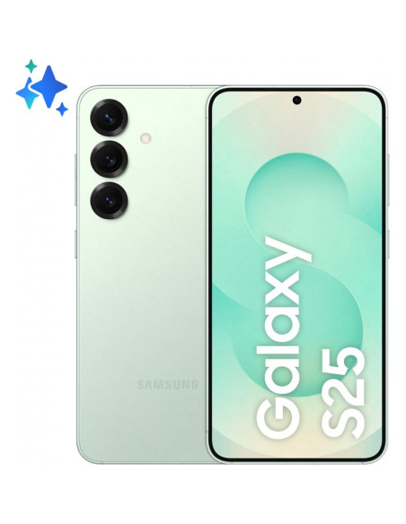 Smartphone SAMSUNG TF27652039 - Samsung Galaxy S25 15,8 cm (6.2") SIM doble Android 15 5G USB Tipo C 12 GB 256 GB 4000 mAh menta