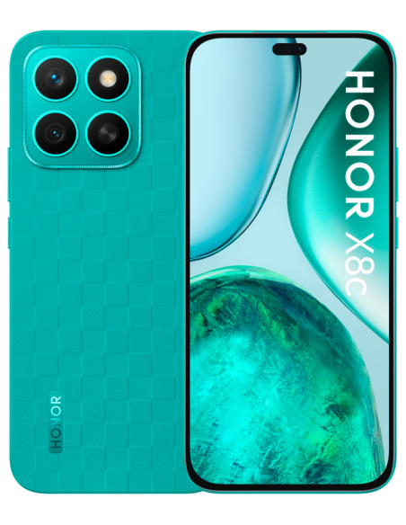 Smartphone HONOR TF275462107 - Honor X8c 17 cm (6.7") SIM doble MagicOS 9.0 4G USB Tipo C 8 GB 256 GB 5000 mAh Verde