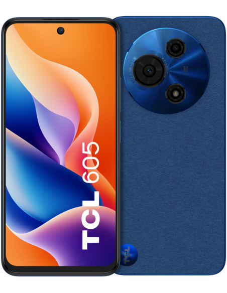 Smartphone TCL TF271342330 - TCL 605 16,9 cm (6.67") SIM doble Android 15 4G USB Tipo C 8 GB 256 GB 5200 mAh Azul