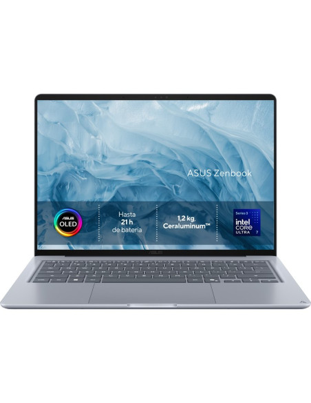 Disco ASUS PT178098 - ASUS Zenbook 14 OLED UX3480AA-U1537 - Ordenador Portatil " WUXGA (Intel Core Ultra 7 355, 16GB español