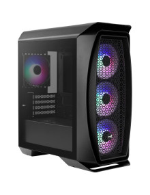 Caja AEROCOOL AEROONEMINIFROSTBK - Caja pc aerocool aero one mini frost black matx, 4x12