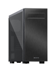 Caja CHIEFTEC AL-02B-TG-OP - Caja pc chieftec 02b-op hawk chieftronic glass black, hawk series, gaming, glass side