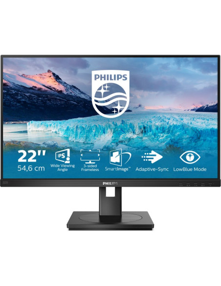 Monitor PHILIPS 222S1AE/00 - Monitor philips 222s1ae 00 21.5" ips wled 1920x1080 low azul mode dvi hdmi dp