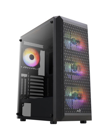 Caja AEROCOOL BEAMBKV2 - Caja pc aerocool atx beam v2 frgb black