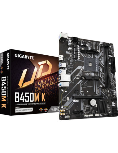 Placa base gigabyte b450m k socket am4 micro atx