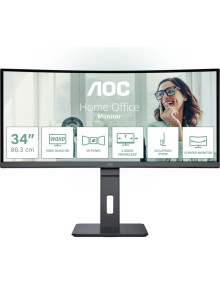 Monitor AOC CU34P3CV - Monitor aoc 86 0cm 34" cu34p3cv 21:09 hdmi+dp+usb-c va curved retail