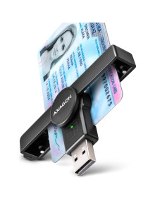 Accesorio AXAGON CRE-SMPA - Axagon cre-smpa lector de tarjeta inteligente usb usb 2.0 negro