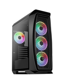 Caja AEROCOOL AEROONEDUOBKV1 - Caja gaming semitorre aerocool aero one duo
