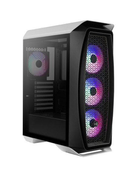 Caja AEROCOOL AEROONEFROSTWH - Caja gaming semitorre aerocool aero one frost blanco