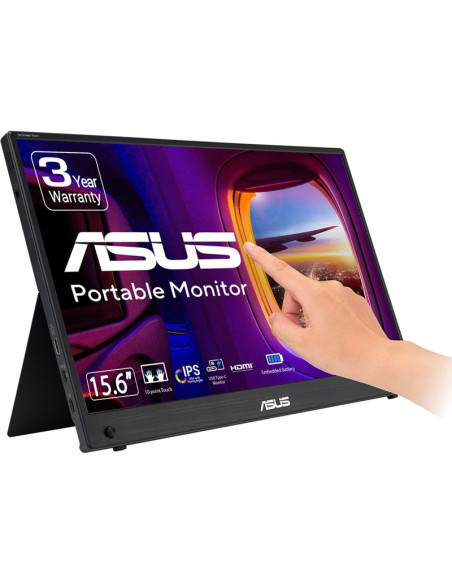 Monitor ASUS 90LM04S0-B02170 - Asus zenscreen touch mb16amtr portable monitor 15.6" ips fhd wled 16:9 60hz 250cd m2 5ms hdmi gra