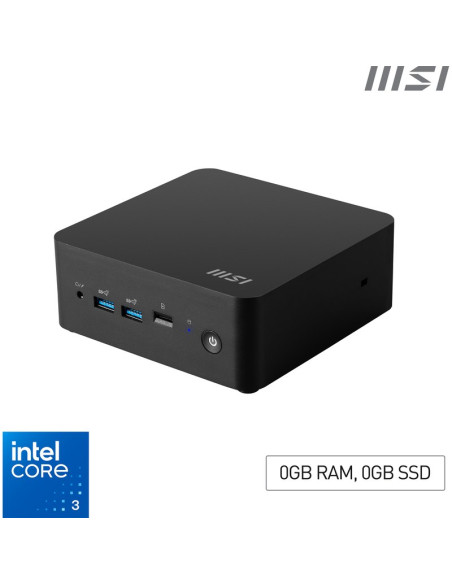 Mini pc msi cubi nuc 1mg-014beu 100u intel® soc negro