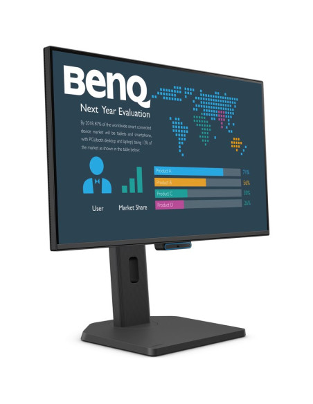 Monitor BENQ 1403659 - MONITOR BENQ BL2490TC (9H.LNNLA.TBE) 23.8" 1080P FHD 144HZ IPS EYE-CARE, USB-C, ALTURA REGULABLE TUV