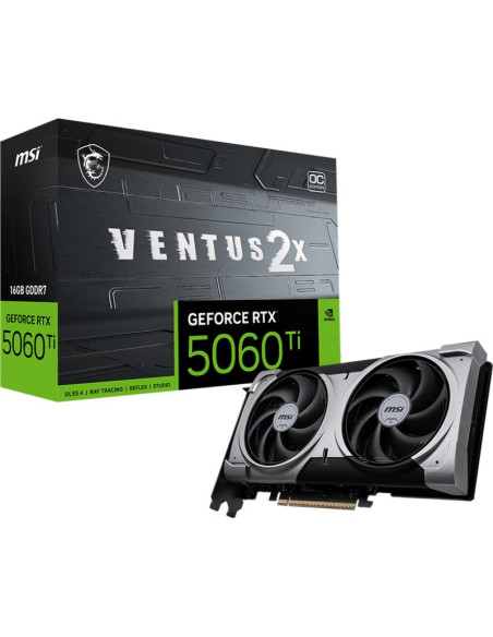 Tarjeta grafica MSI G506T-16V2CP - Tarjeta grafica ventus geforce rtx 5060 ti 16g 2x oc plus nvidia 16 gb