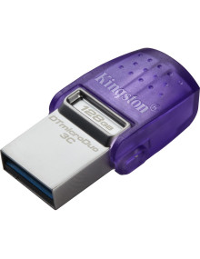 Accesorio KINGSTON 1357733 - Kingston Technology DataTraveler microDuo 3C unidad flash USB 128 GB USB Type-A / USB Purpura