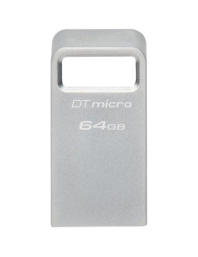 Accesorio KINGSTON 1357738 - Kingston Technology DataTraveler Micro unidad flash USB 64 GB USB tipo A 3.2 Gen 1 (3.1 Gen Plata