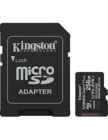 Accesorio KINGSTON 1400989 - Kingston Technology 256GB microSDXC Canvas Select Plus Gen3 150MB/s A1 (Incluye adaptador de SD)