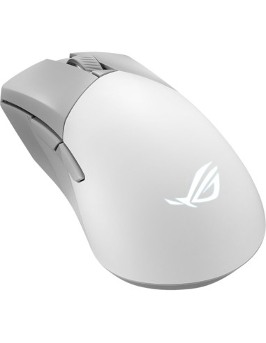 Perifericos ASUS 1364967 - ASUS ROG Gladius III Wireless Aimpoint White raton mano derecha RF Wireless + Bluetooth + USB DPI