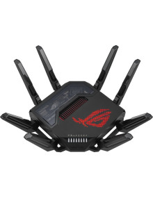 Redes ASUS 1372994 - ASUS ROG Rapture GT-BE98 router inalambrico 10 Gigabit Ethernet Quad-band (2.4 GHz / 5 GHz-1 Negro